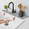 ODRAGO Silicone Kitchen Sink Splash Guard - 24.01 Inch Faucet Mat for