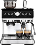 EUHOMY Espresso Machine with Grinder, 20 Bar and Milk Frother