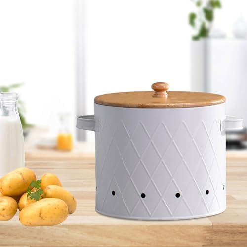 Kitchen Canisters Containers Potato Storage Box Organizer with