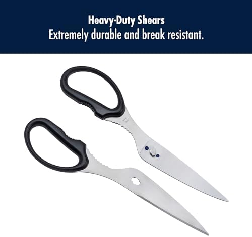 Henckels Come Apart Kitchen Scissors, Micro Serrated Blade Edge
