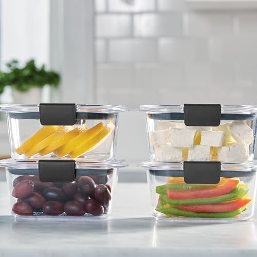 Rubbermaid Brilliance BPA Free Airtight Food Storage Containers with