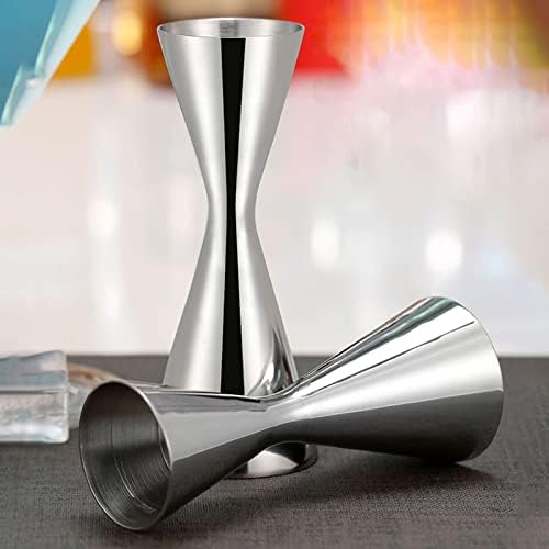 PURPLELILY Double Cocktail Jigger Stainless Steel Measuring Cup with