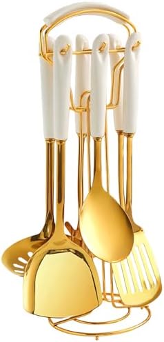 Novellus 7-Piece Gold Kitchen Utensil Set