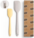 Bake Choice 2 Pieces Silicone Spatula Set, Premium Steel Core