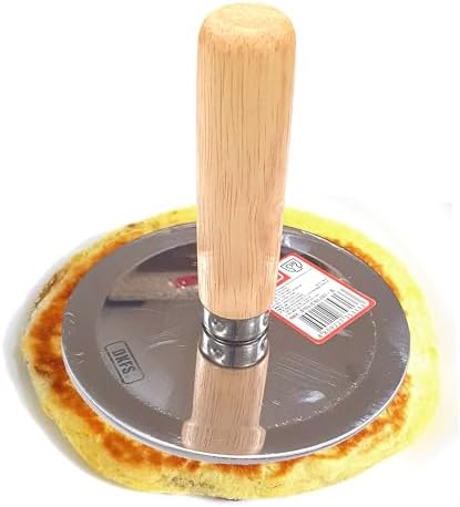 DEAD SKIN Hotteok Hand Presser Wood Handle Korean Style Pancake
