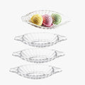 4 Pack Glass Banana Split Dish Boat 8oz Ice Cream Sundae Bowl