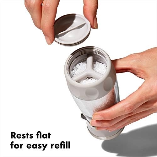 OXO Good Grips Contoured Salt Grinder, Adjustable Ceramic Mill