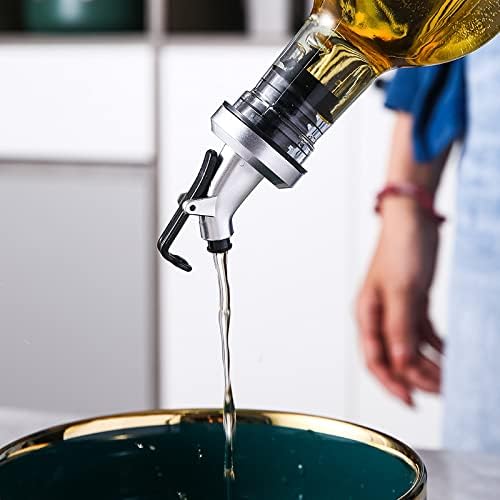 5 Pack Oil Spouts, Olive Oil Vinegar Bottle Stopper Dispenser - Image 3