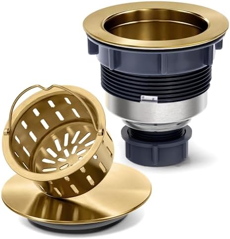 BOTEMY 3-1/2 Kitchen Sink Drain Assembly with Strainer