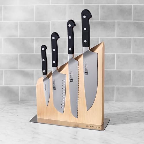 ZWILLING Pro 5-Piece Magnetic Knife Block Set