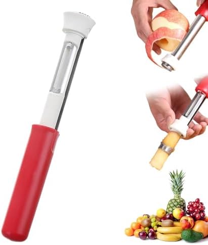 2 in 1 Apple Corer and Peeler, Apple Peeler Corer Slicer All in One