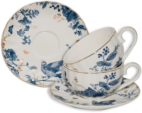 Tea Cups and Saucers Coffee Cappuccino Espresso Latte Cup Mugs Special