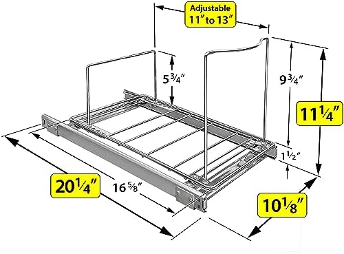 LYNK PROFESSIONAL® Pull-Out Trash Can Drawer Organizer
