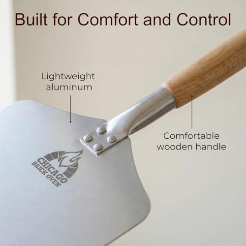 Chicago Brick Oven 12 x 14 Aluminum Pizza Peel