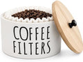 Coffee Filter Holder Coffee Filter Storage Container with Lid