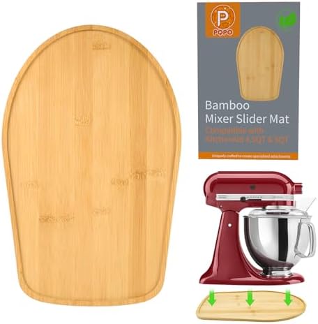 Bamboo Mixer Slider for KitchenAid 4.5-5 Quart Mixer