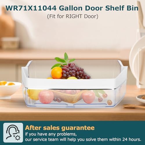 WR71X11044 WR71X11059 Refrigerator Door Shelf Bin (Right),Compatible