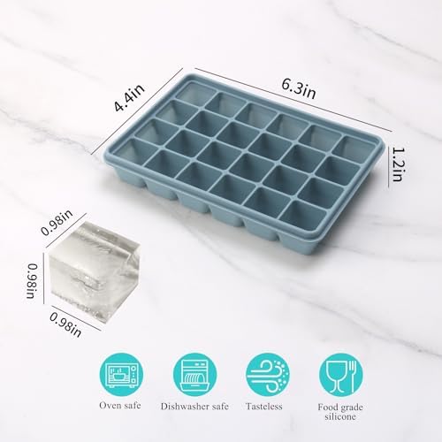 1 Tbsp Silicone Freezer Molds,Perfect for Storing Garlic, Ginger