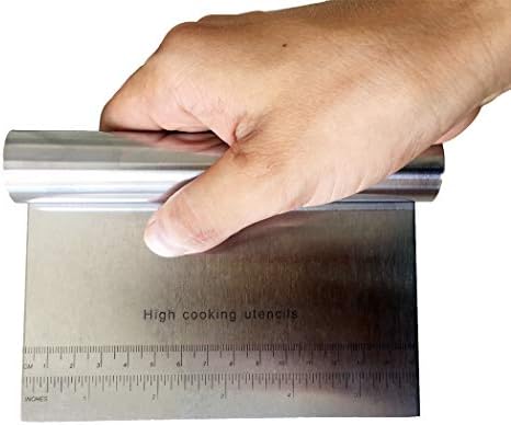 Stainless Steel Dough Pastry Scraper Cutter Chopper with Measuring