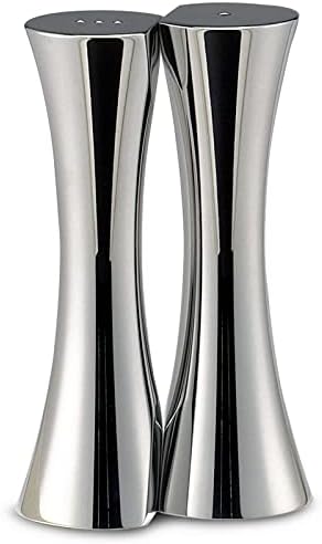 nambe Kissing Salt & Pepper Shakers | 2-Piece Set | Kitchen Tool