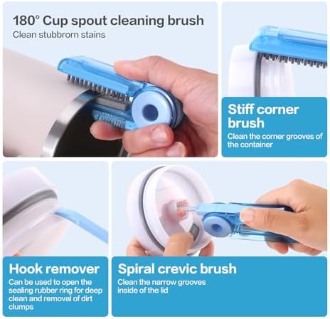 KEUYE 3 Pack Cup Cleaning Kit for Stanley
