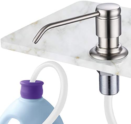 GAGALIFE Soap Dispenser for Kitchen Sink, Brushed Nickel
