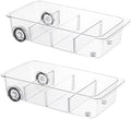 2 Pack Roll-Out Refrigerator Storage Drawers