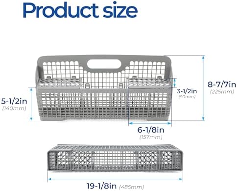 HECASA WP8562043 Dishwasher Silverware Basket Whirlpool Kenmore