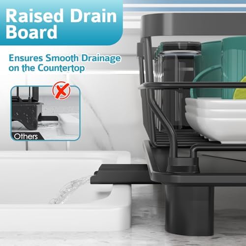 Dish Drying Rack, 12.8" W x 16.9" L