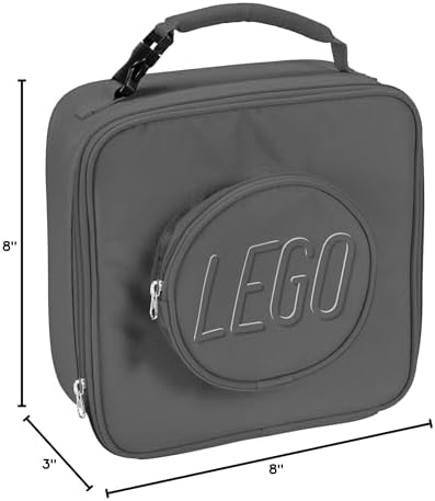 LEGO Durable Insulated Lunch Bag with Mesh Pouch