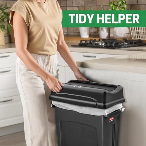 SDSNTE Trash Can Lid for 16/23 Gallon Slim Jim Trash Can