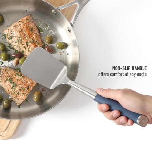 Calphalon Solid Turner, Cooking Spatula, Kitchen Spatula, Stainless