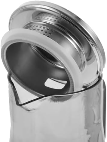 FOMIYES Acrylic 1.5l Hot Cold Water Pitcher with Stainless Steel Lid
