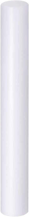 HARFINGTON Acrylic Clay Roller 8 Inch x 1 Inch Solid Non-Stick Plastic Round by HARFINGTON