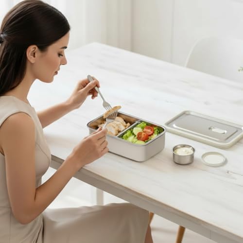 Modaniam Stainless Steel Bento Box, Stainless Steel Lunch Box for