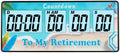 Jayron Reusable Digital Countdown Timer, 9999 Days, Blue