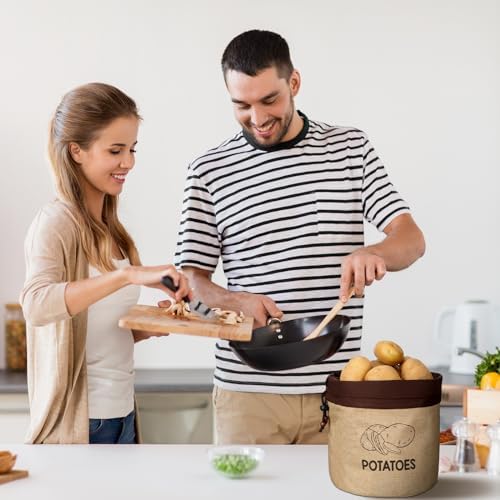 3 Pcs Potato Onion Garlic Storage Bag, Washable Vegetable Storage Bags