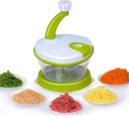 Vegetable Chopper, Spiralizer and Rotary Cheese Grater
