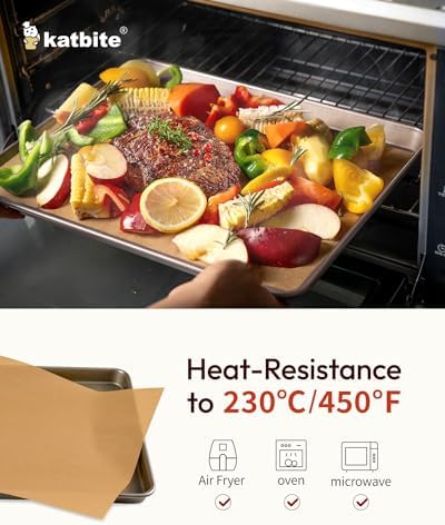 Katbite Parchment Paper Baking Sheets, 265 Pcs, 10x15 Inch, Heavy Duty