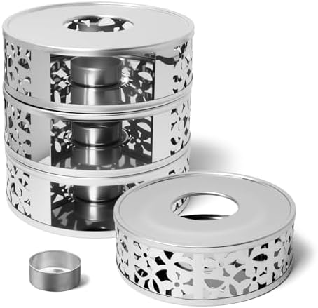 Tea Warmer Petals Silhouette, 4 Pack