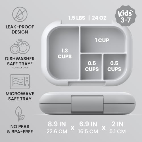 Bentgo Chill Kids 4-Compartment Bento Box Leakproof Lunch Box