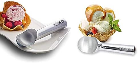 Zeroll Ice Cream Scoops (1020 & 4-Ounce) Bundle in Silver