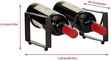 Wine Rack Countertop, Cabinet Wine Holder Storage Stand, 1 Tier