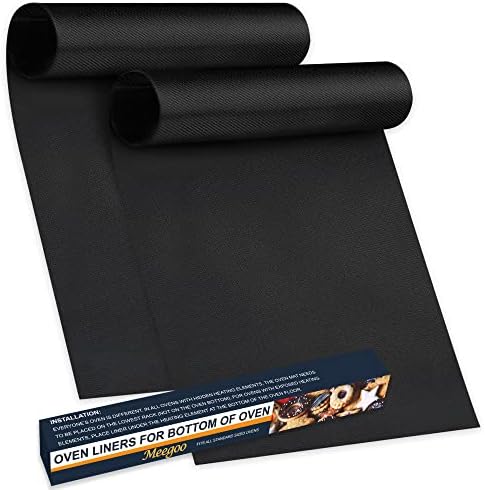 Meegoo Oven Liners for Bottom of Oven, 2 Pack, 15.74 x 23.62 in