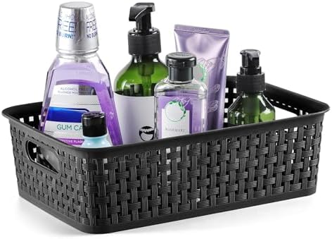 12 Pack Plastic Storage Baskets