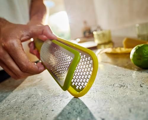 Joseph Joseph Nest Paddle Grater & Zester Set of 2, Stainless Steel