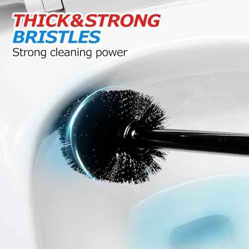 FORASTO 2Pack Toilet Brush and Plunger Set
