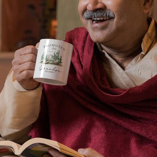 Promoted To Grandparent 2026 Mug Set, Grandmas And Grandpas Gifts