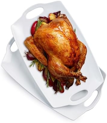 LYEOBOH Turkey Serving Platter for Entertainment, Serving Tray with
