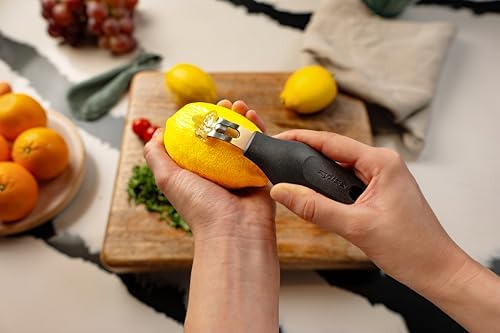 Zyliss 2 in 1 Zester, Citrus Grater/Zester with Coarse and Fine Zests
